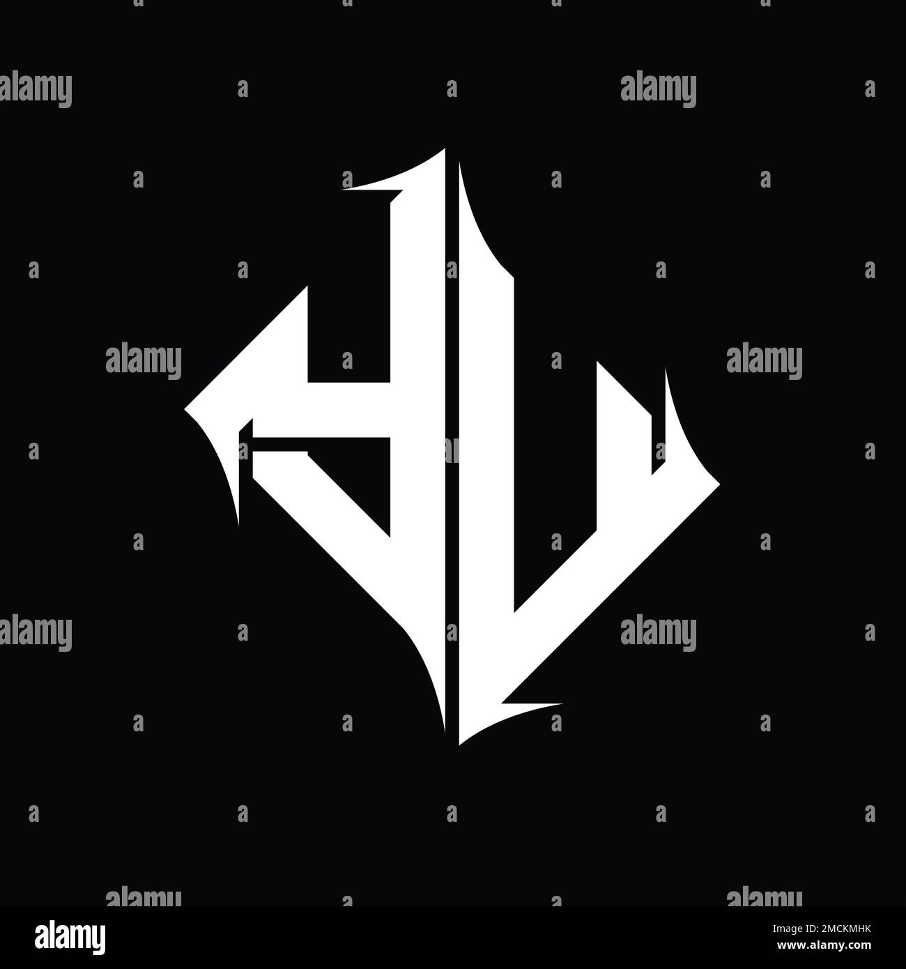 YU Logo monogram diamond abstract shape vector images design template ...