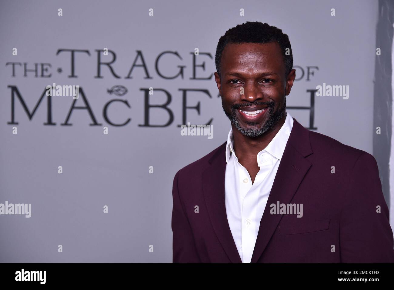 Actor Sean Patrick Thomas, who plays Monteith in the film, arrives at