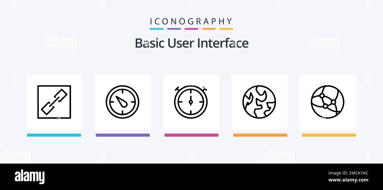 Basic Line 5 Icon Pack Including . stopwatch. plus. Creative Icons ...