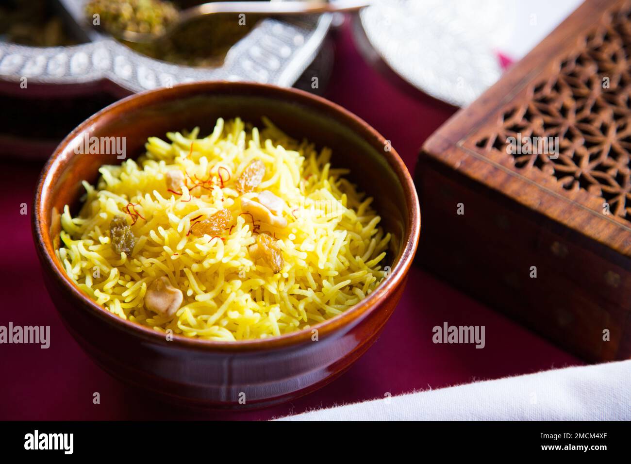 Fragrant exotic Indian Rice recipe using toasted whole spices, just