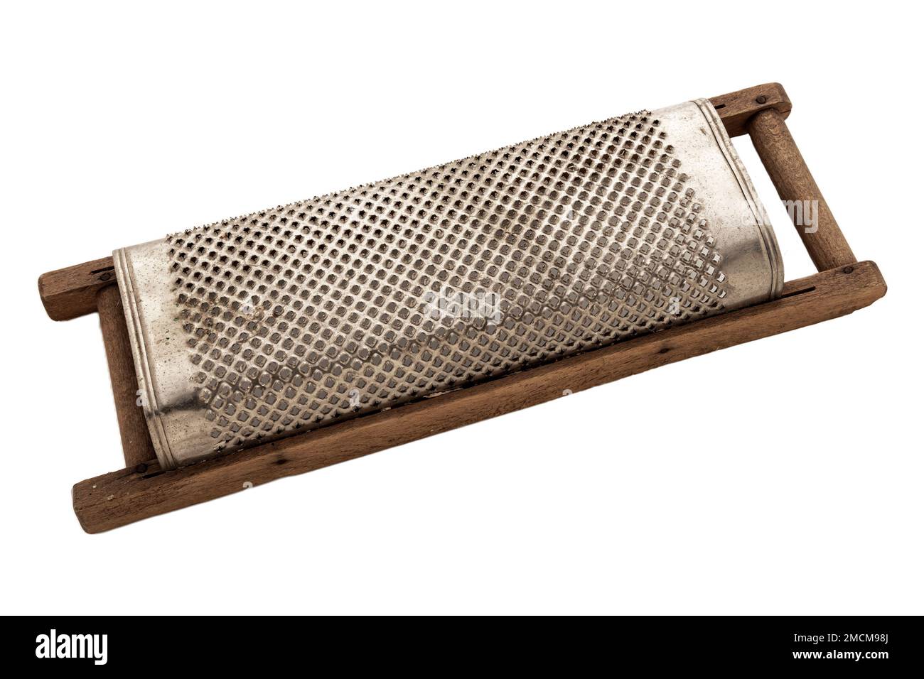 old kichen grater isolated Stock Photo