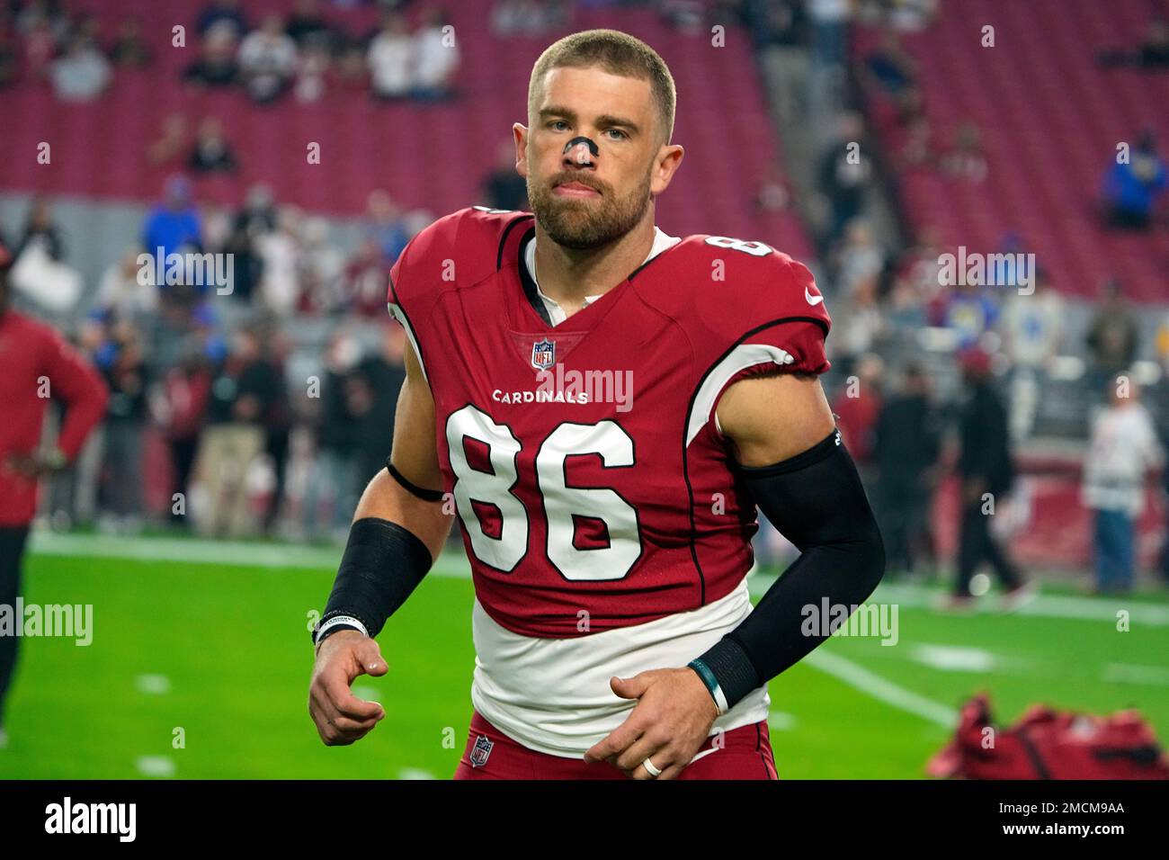 Arizona Cardinals tight end Zach Ertz (86) during an NFL football game against the Los Angeles