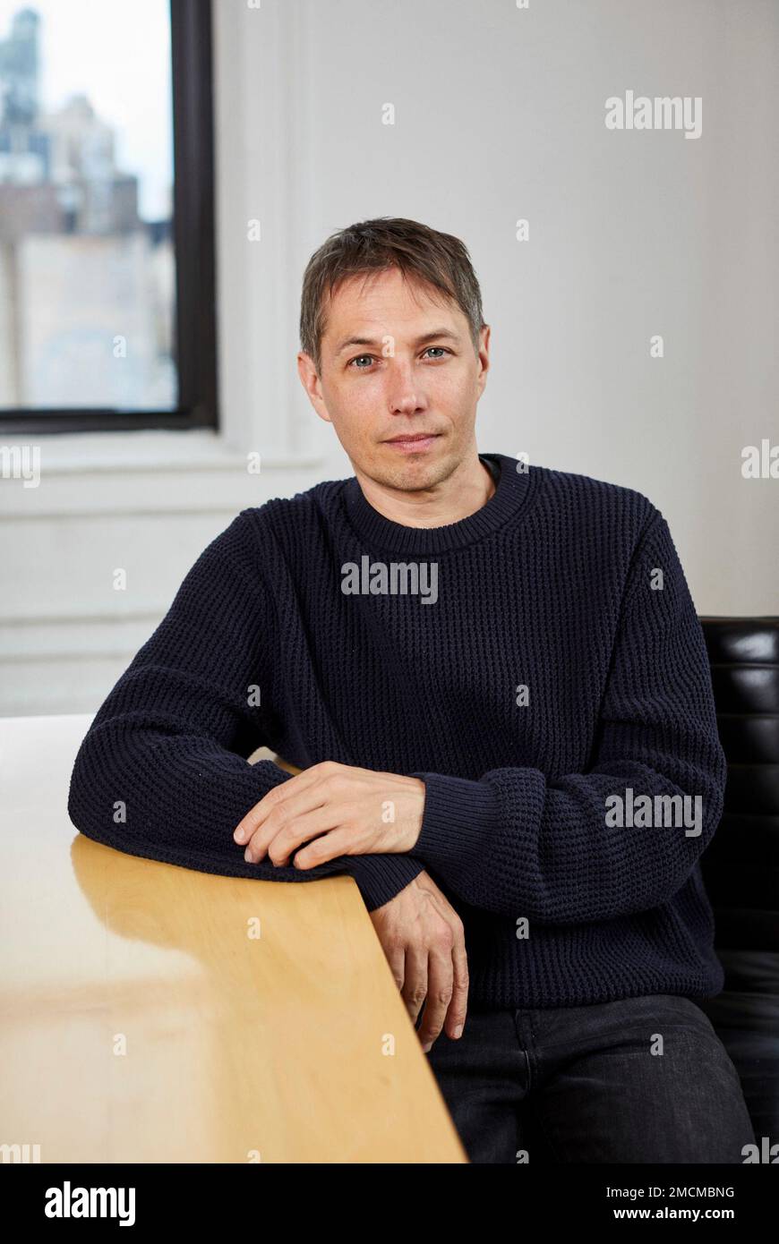Filmmaker Sean Baker poses for a portrait in New York on Nov. 29, 2021