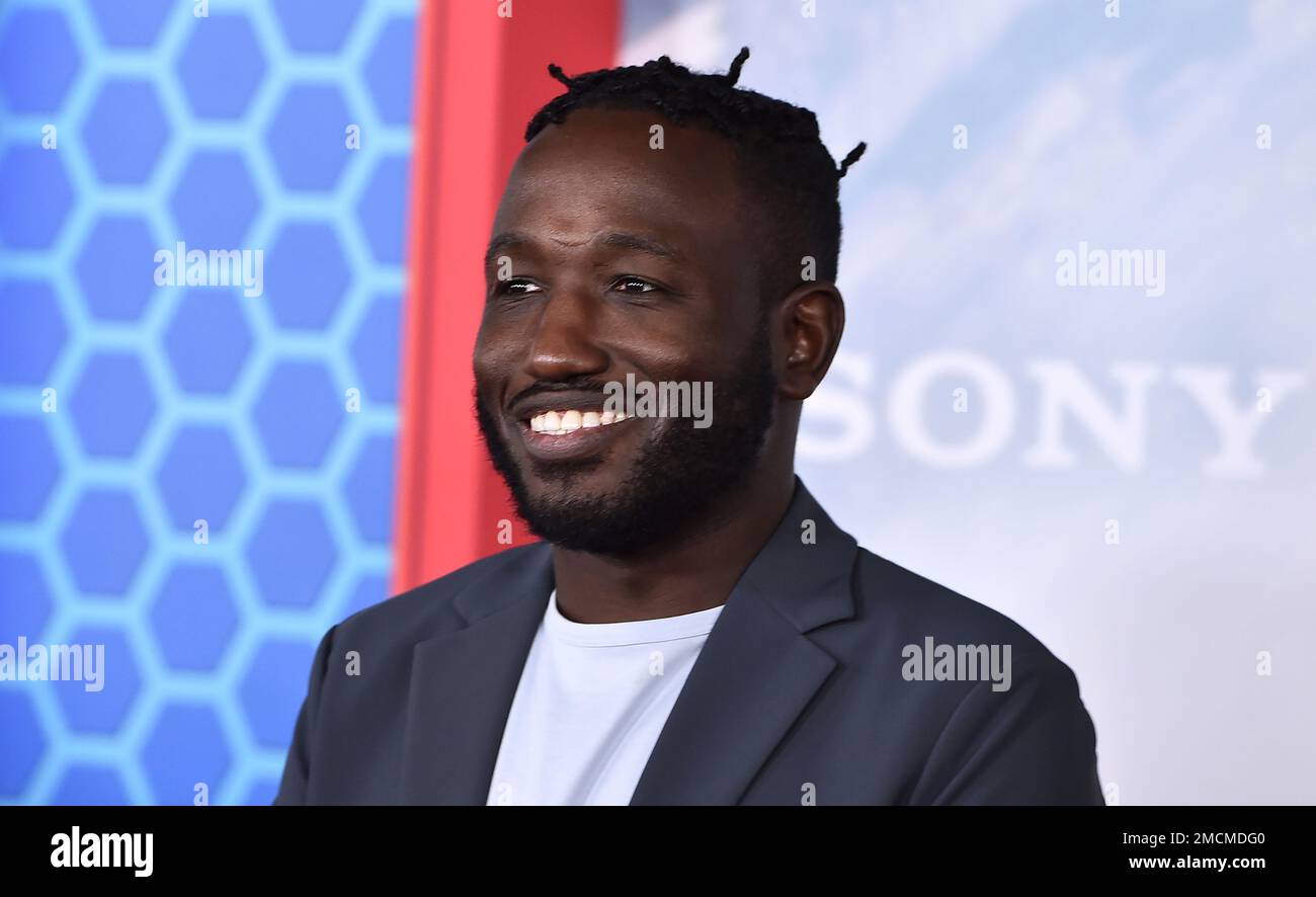 Hannibal Buress arrives at the premiere of "SpiderMan No Way Home" at