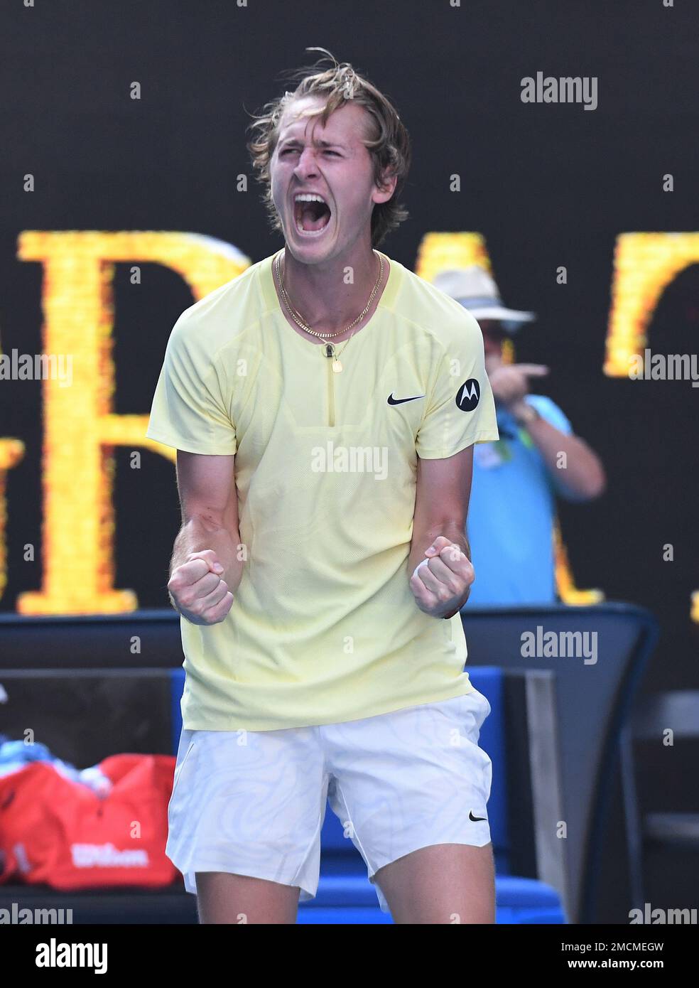 Sebastian korda australian open 2023 hires stock photography and