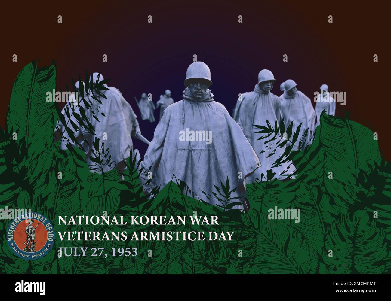 This is a photo illustration created at the Ike Skelton Training Site