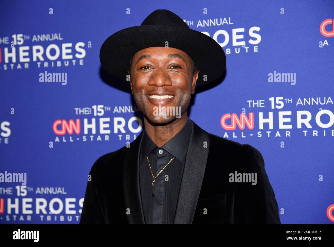 Musician Aloe Blacc attends the 15th annual CNN Heroes AllStar Tribute