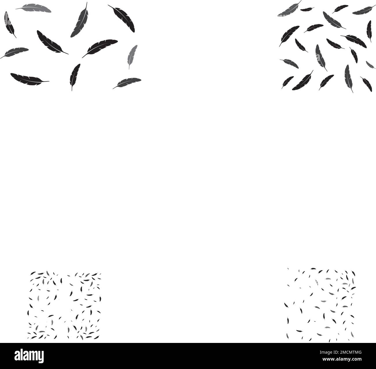 feather background logo illustration design Stock Vector Image & Art ...