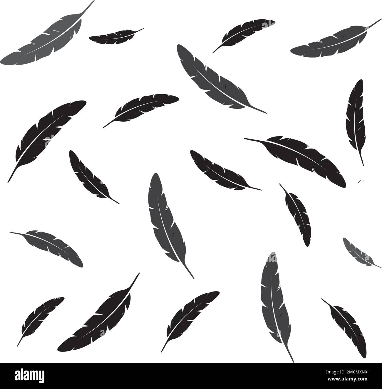 feather background logo illustration design Stock Vector Image & Art ...