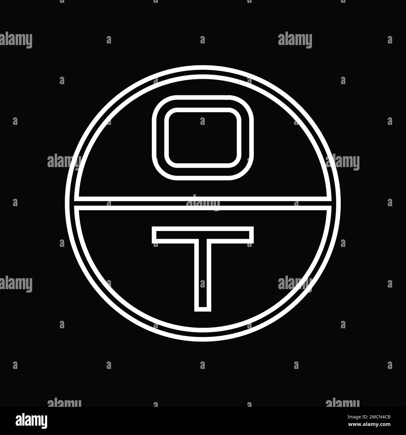 TO Logo monogram abstract inside circle stripe vector images design ...