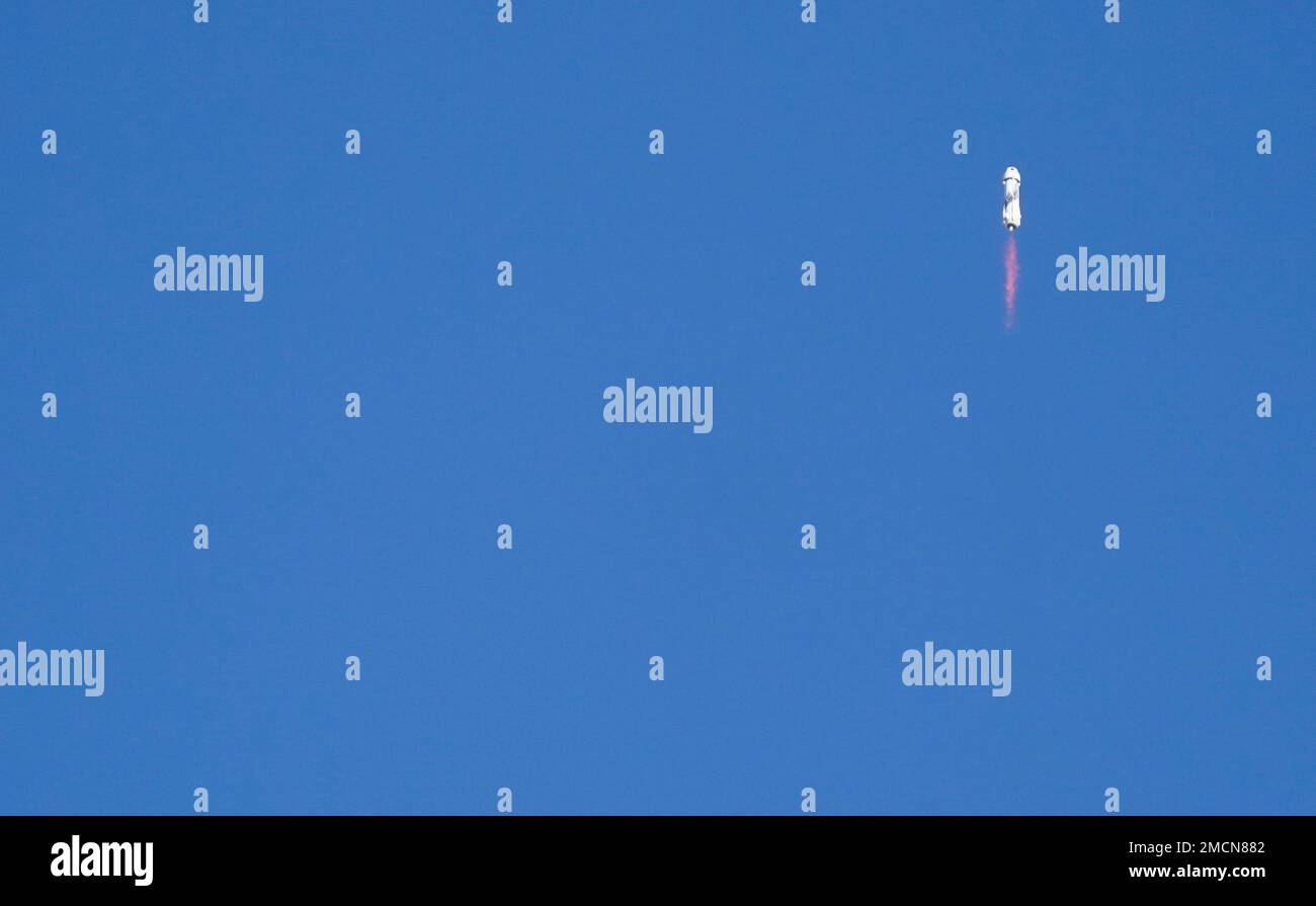 Blue Origin's New Shepard rocket launches with other passengers from