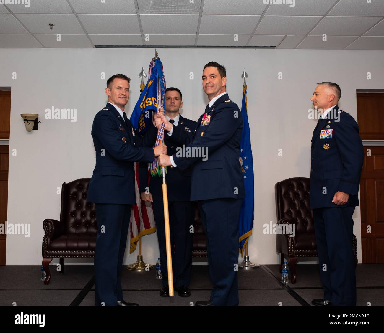 U.S. Air Force Col. Michael J. Borders, 355th Mission Support Group