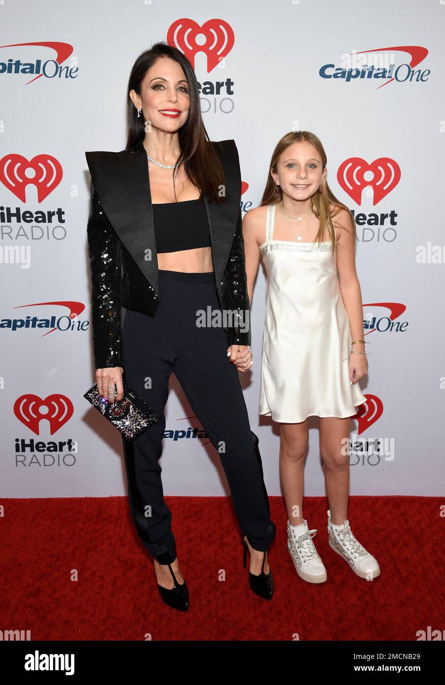 Bethenny Frankel, left, and daughter Bryn Hoppy attend Z100's