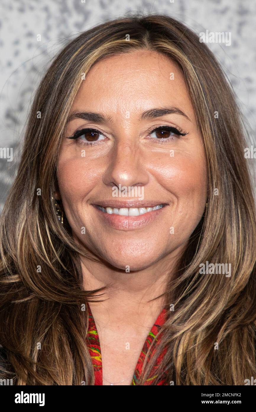 Melanie Blatt of All Saints poses for photographers upon arrival at the Dior Men