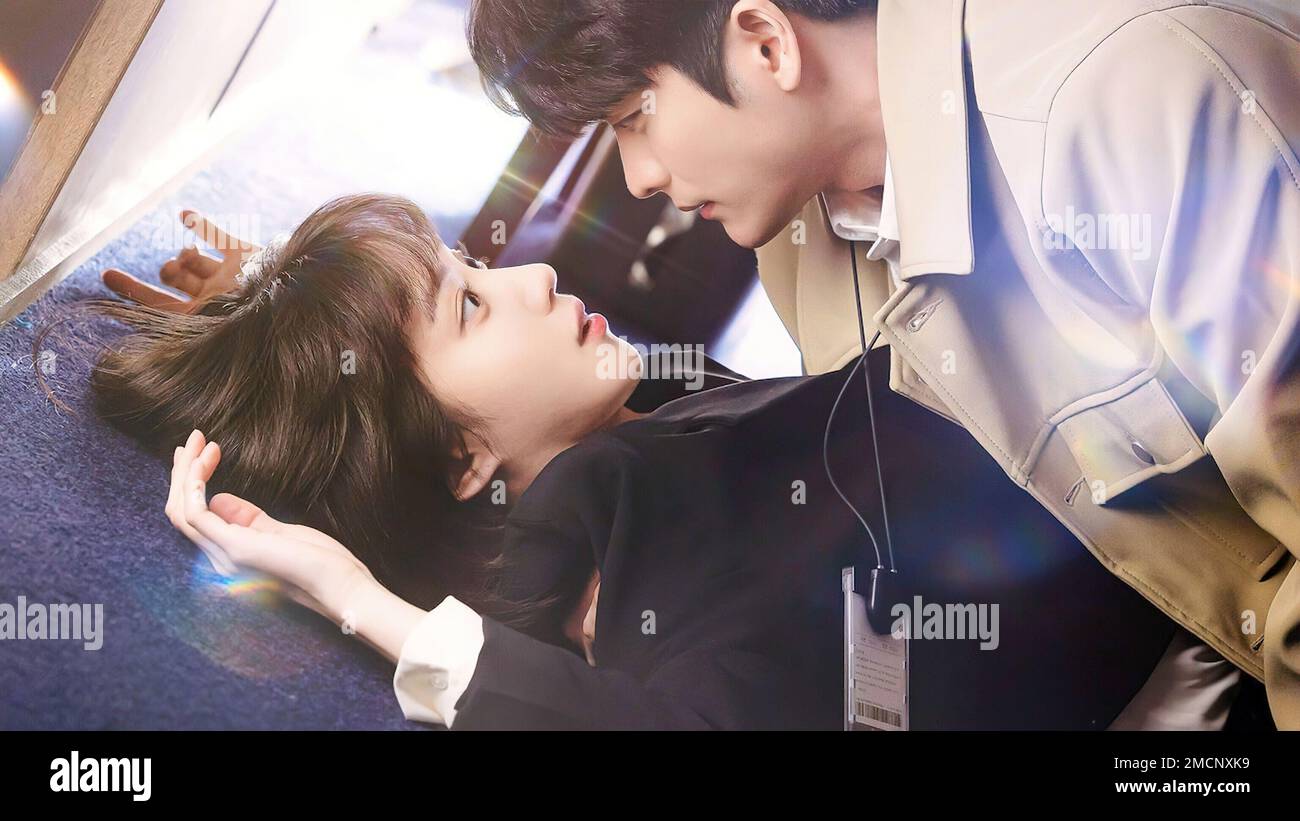 Chan Yeong and Eun Yoo Kiss