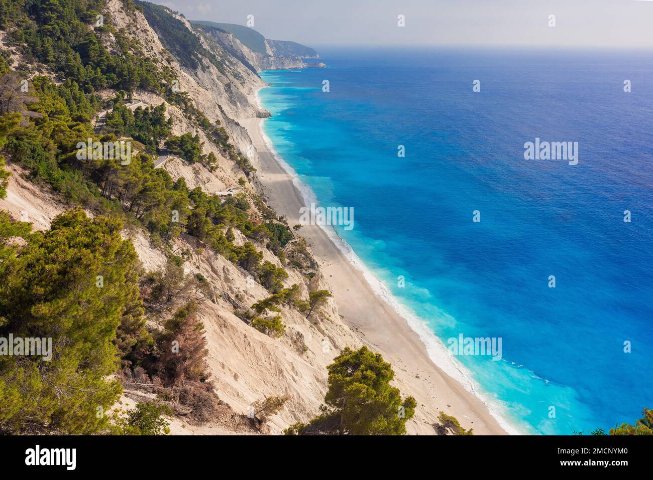 Egremni beach, Lefkada Island, Greece. Stock Photo