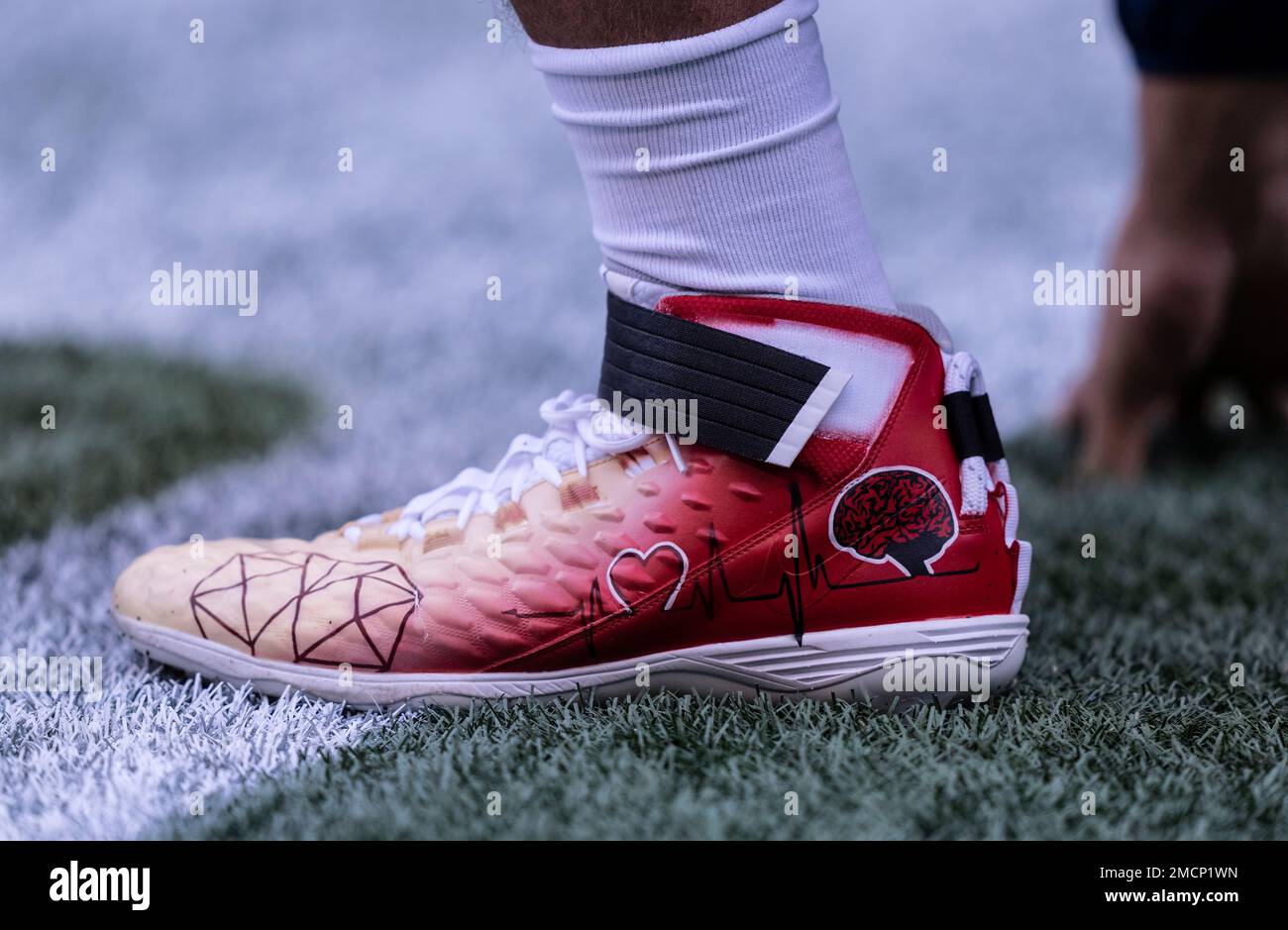 Seattle Seahawks offensive lineman Stone Forsythe is pictured during an NFL  football game against the San Francisco 49ers, Sunday, Dec. 5, 2021, in  Seattle. The Seahawks won 30-23. (AP Photo/Stephen Brashear Stock