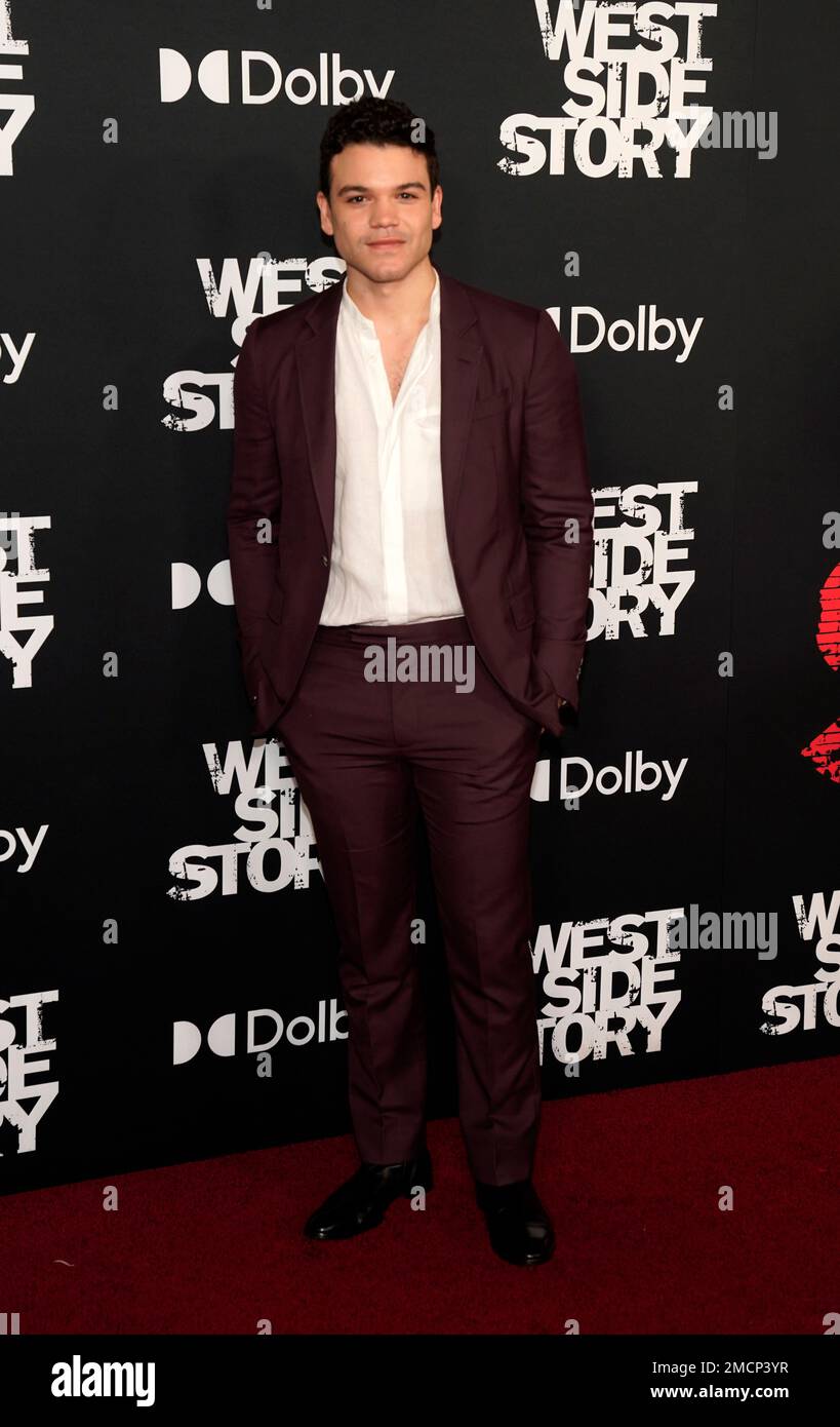 Josh Andres Rivera poses at the premiere of the film 