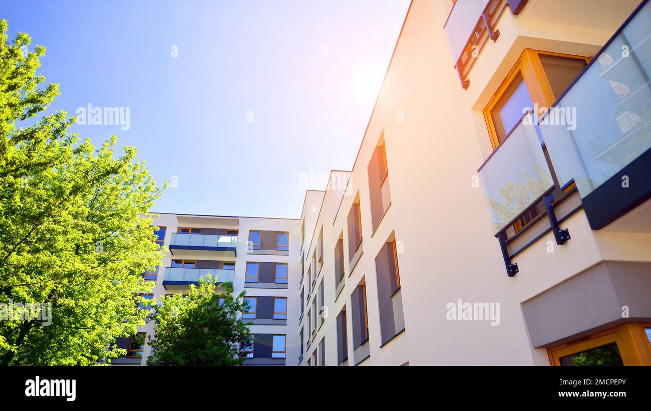 Beautiful view of Urban Residential Architecture Styles