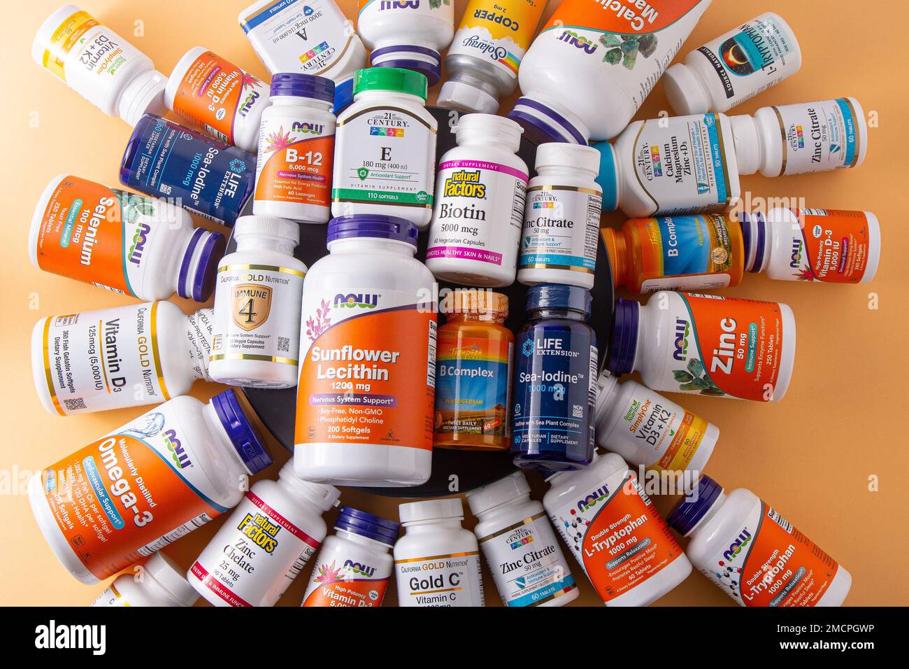 Vitamins, minerals and micronutrients from iHerb box. Lots of different