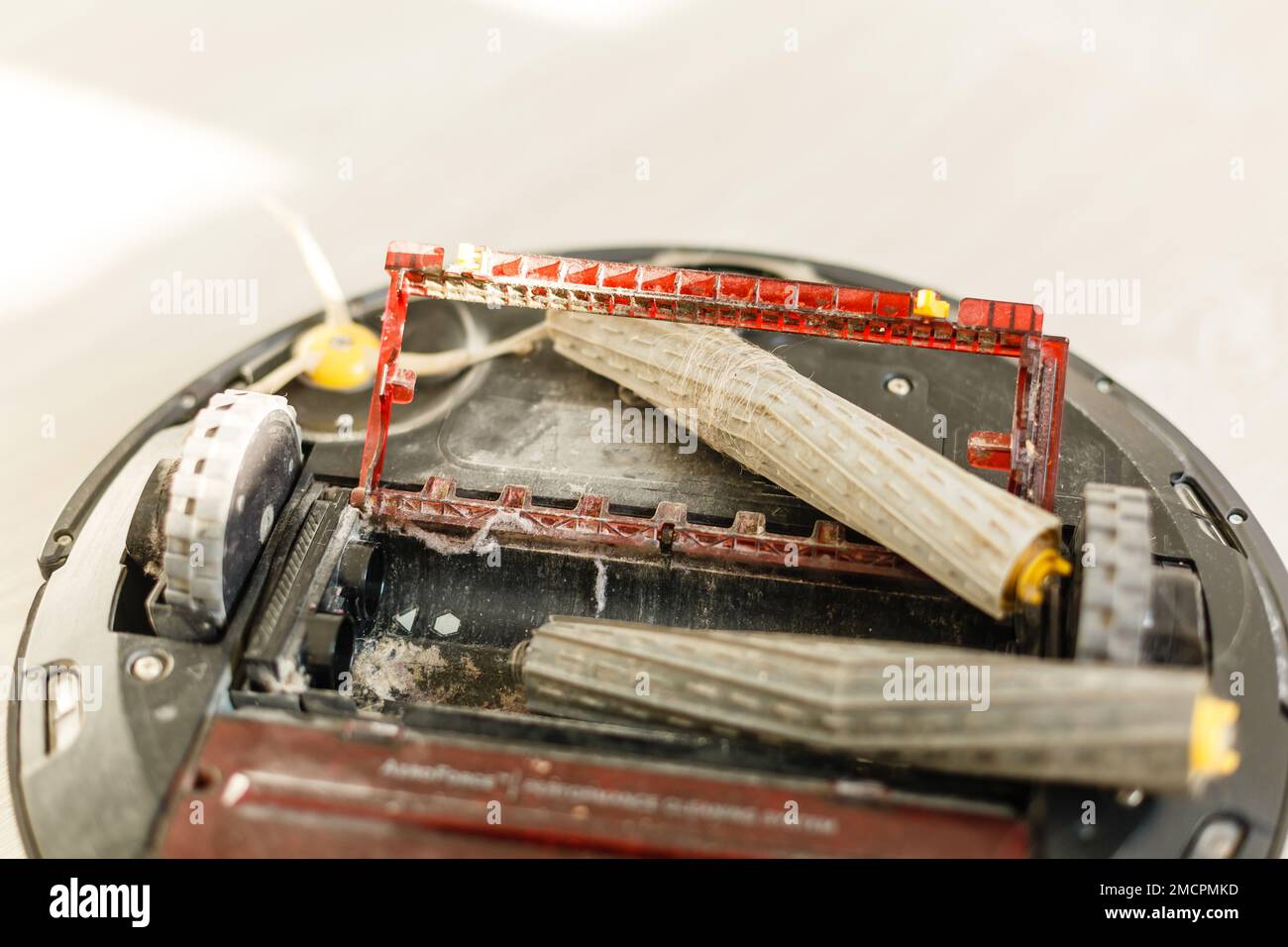 Repair and maintenance of robot vacuum cleaners. Disassembled vacuum