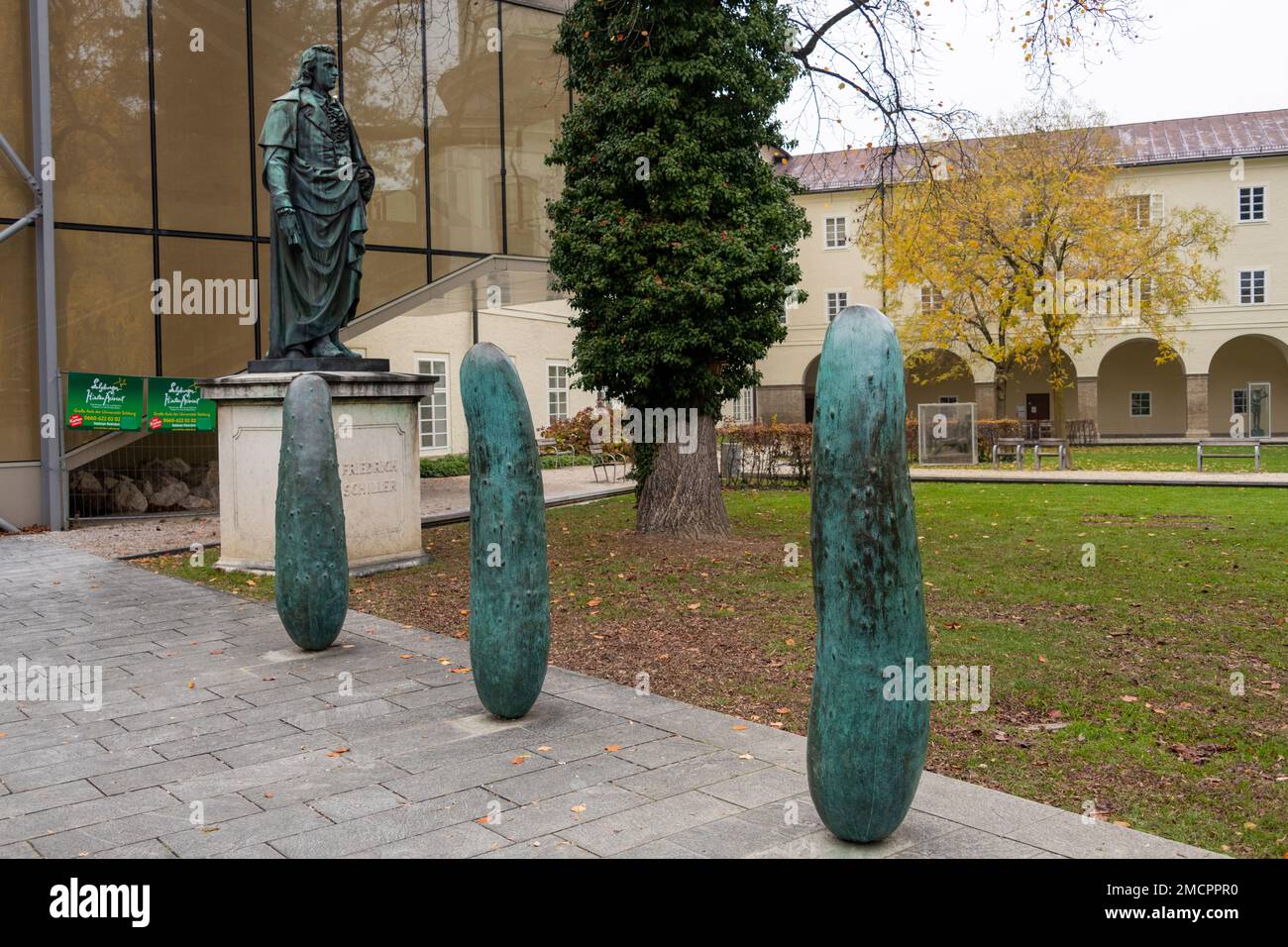 'Gherkins' (Gurken) by Artist Erwin Wurm Stock Photo