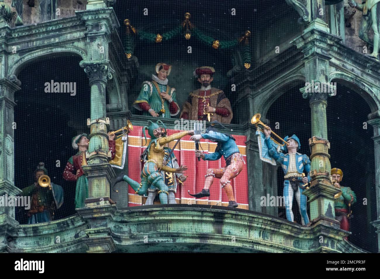 Munich Glockenspiel Clock Close-up. Marienplatz, Munich, Germany Stock  Photo - Alamy
