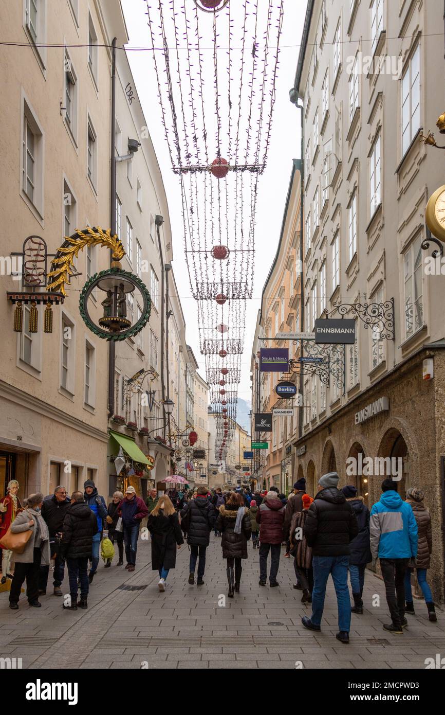 Getreidegasse salzburg austria hi-res stock photography and images - Alamy