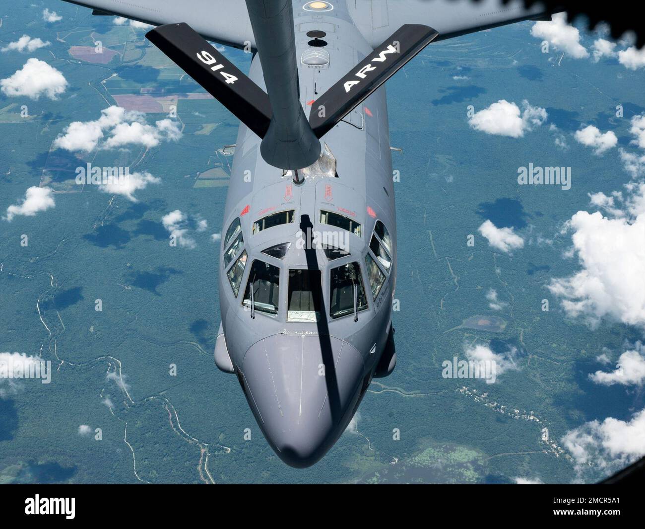 A KC135 Stratotanker with the 914th Air Refueling Wing, New York