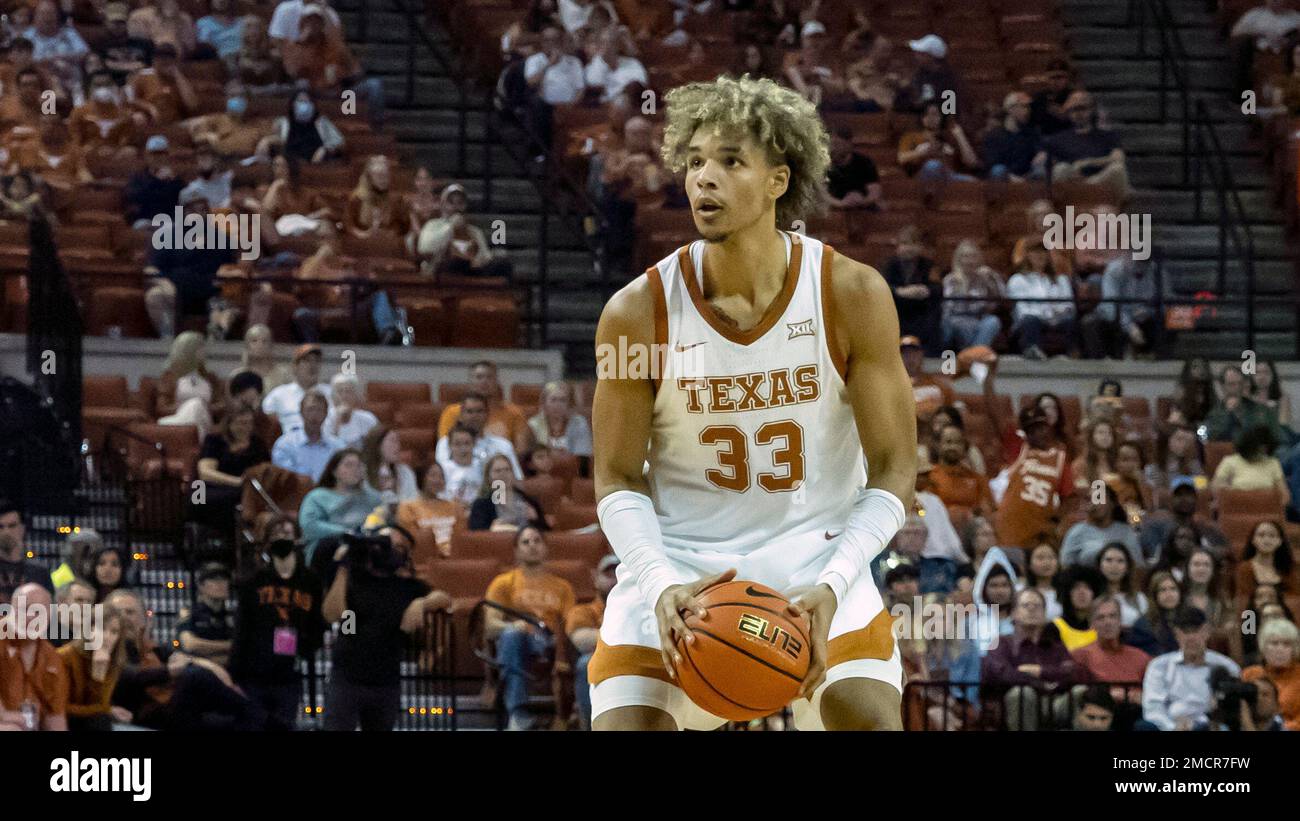 Texas forward Tre Mitchell plays during the first half an NCAA college
