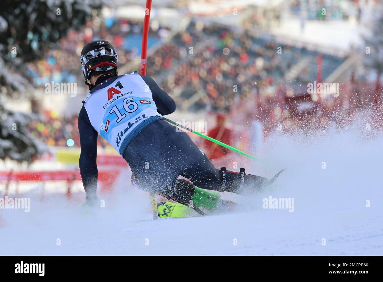Norway's Sebastian Foss Solevaag competes during an alpine ski, men's World  Cup slalom race in Kitzbuehel, Austria, Sunday, Jan. 22, 2023. (AP  Photo/Marco Trovati Stock Photo - Alamy