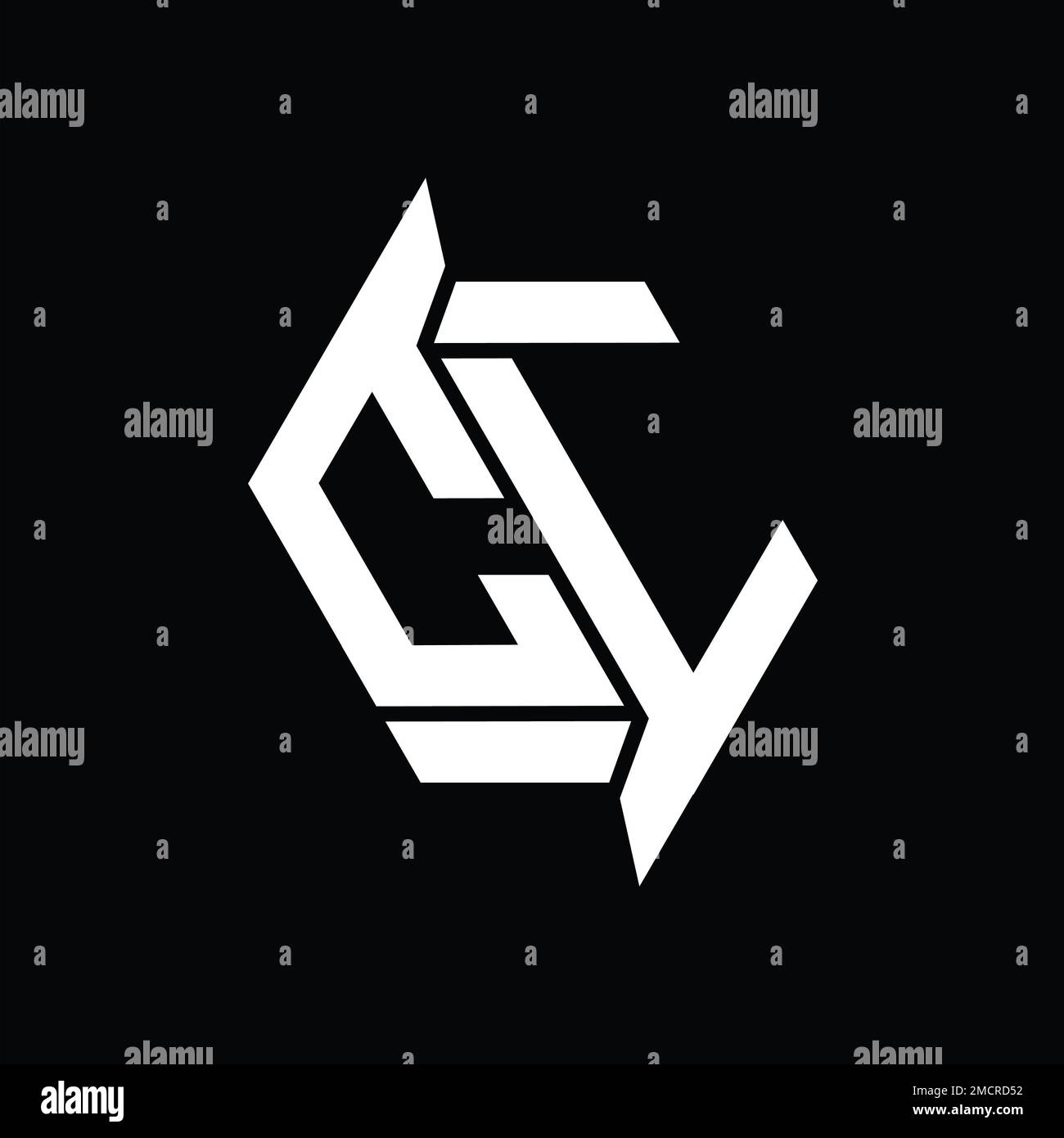 CL Logo monogram hexagon modern abstract shape vector images design ...