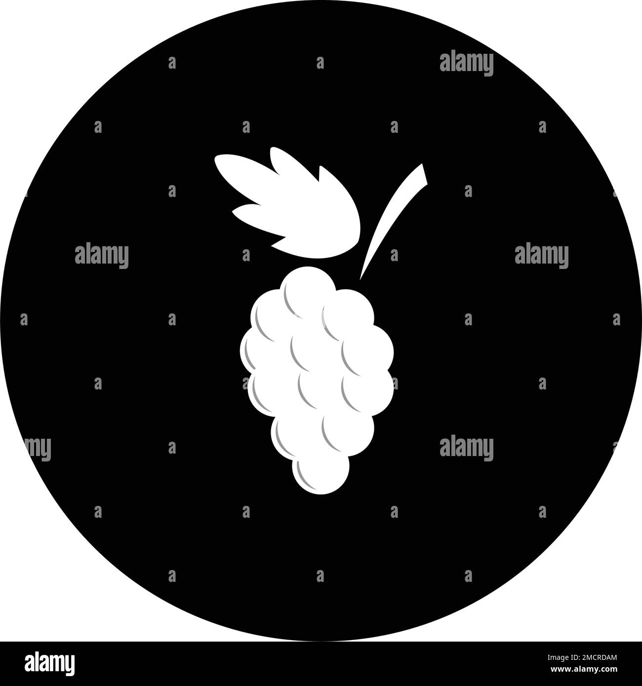 grape icon logo stock illustration design Stock Vector