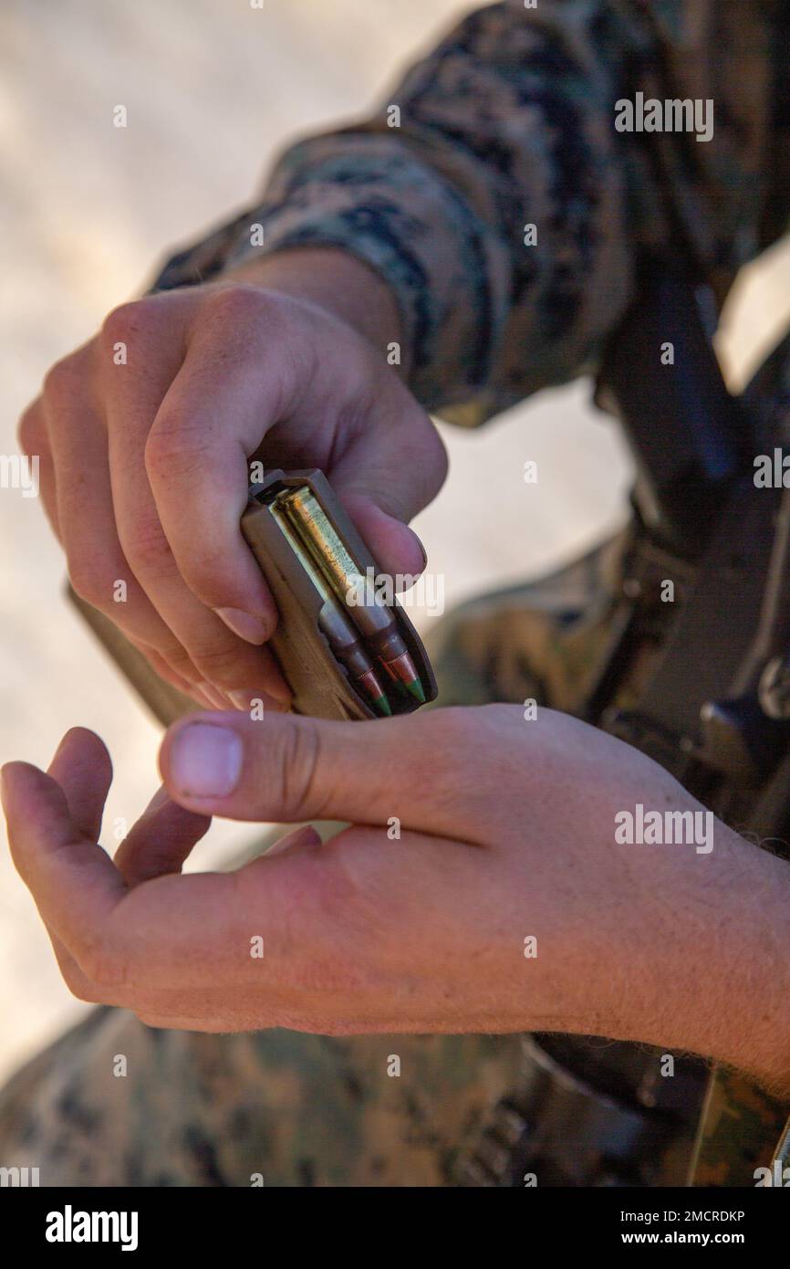 U.S. Marine with I Marine Expeditionary Force Information Group ...