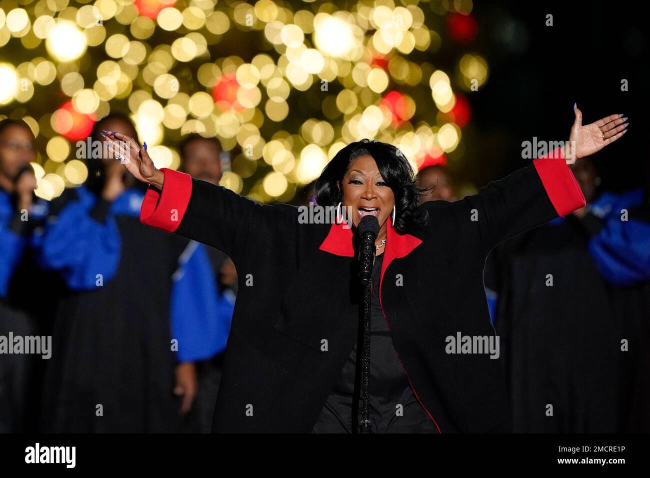Patti LaBelle performs as President Joe Biden and first lady Jill Biden