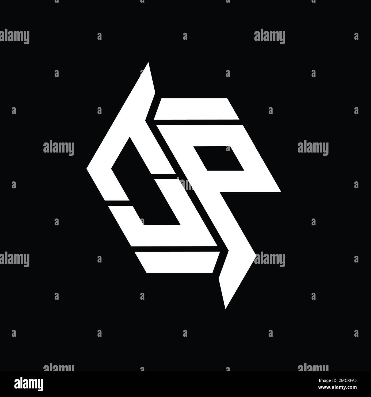 OP Logo monogram hexagon modern abstract shape vector images design ...