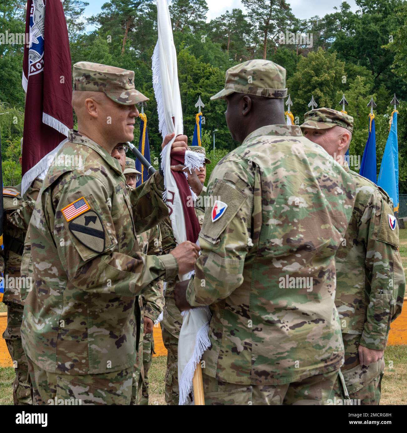 U.S. Army Col. Anthony Nesbitt (right) Army Medical Logistics Command ...