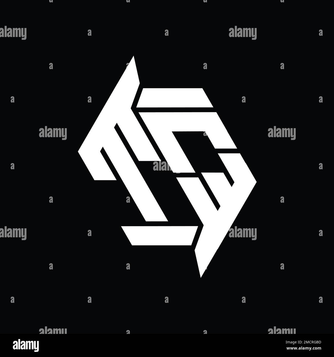 TQ Logo monogram hexagon modern abstract shape vector images design ...