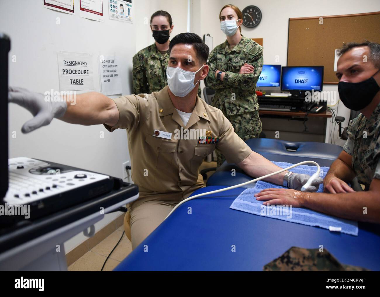 Lt. Cmdr. Jonathan Gruber, department head for sports medicine