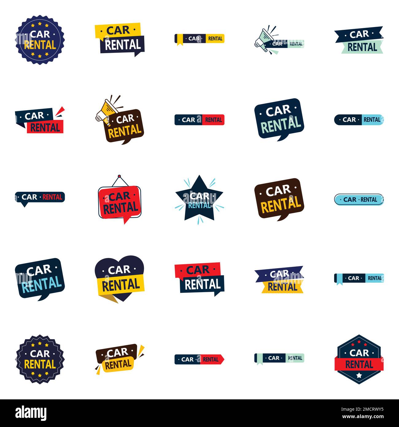 Car Rental 25 Versatile vector images for a new brand direction Stock Vector Image & Art Alamy