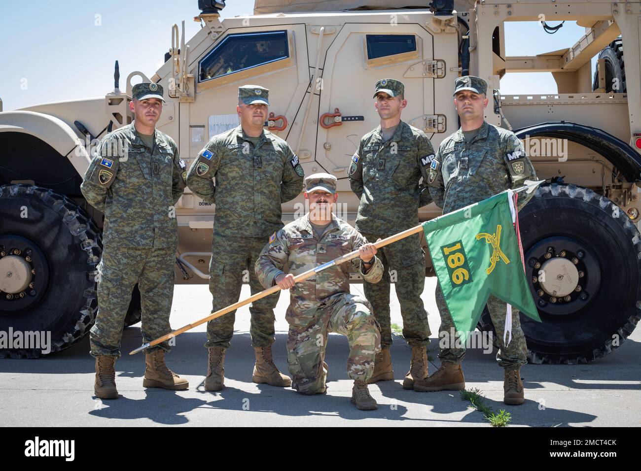 Sgt. Ylli Kadriu, Sgt. Faton Isufi, Sgt. Liridon Sverkaj, and Staff Sgt