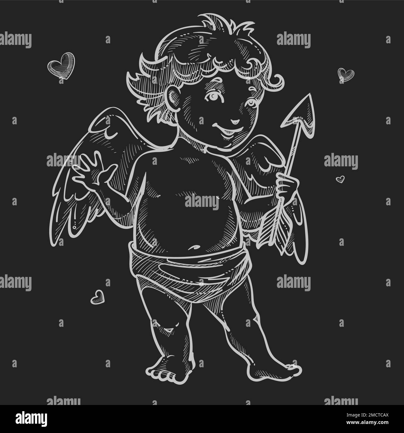 Boy angel wings flying Black and White Stock Photos & Images Alamy