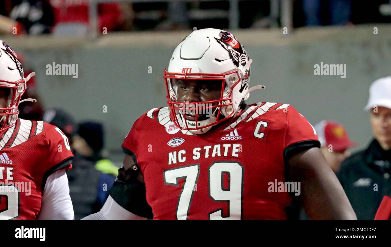NC State offensive tackle Ikem Ekwonu has fine-tuned his game this summer