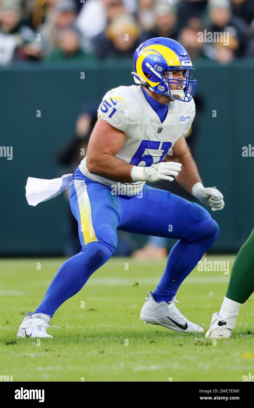 Los Angeles Rams linebacker Troy Reeder (51) in action against the