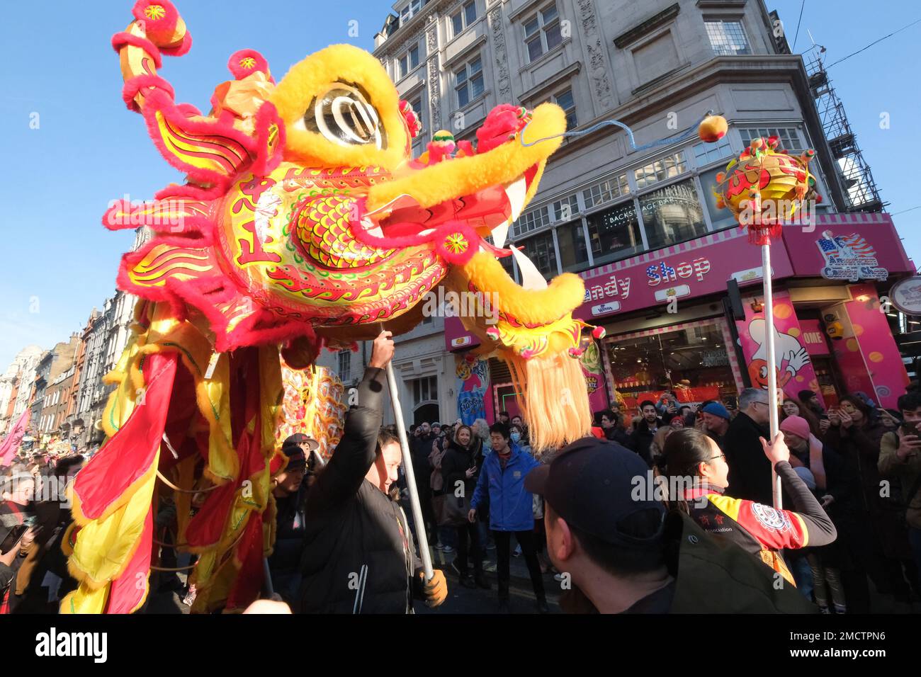 London, UK. 22nd Jan 2023. Chinese New Year 2023, Year of the Rabbit ...