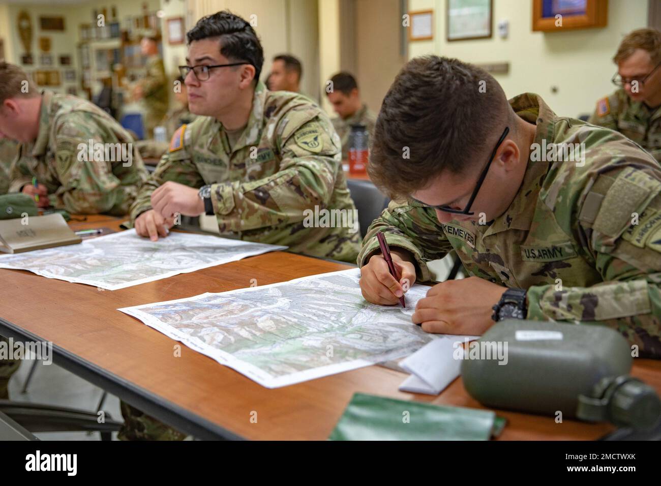 Soldiers from 11th Airborne Division train on mountain orientation and