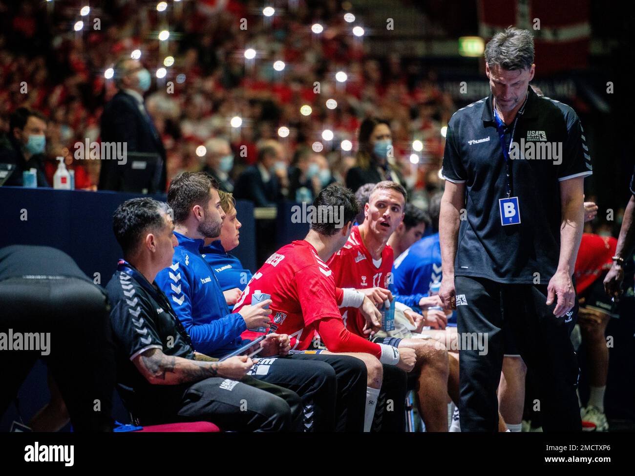 Malmo, Sweden. 21st Jan, 2023. Head coach Robert Hedin of USA seen