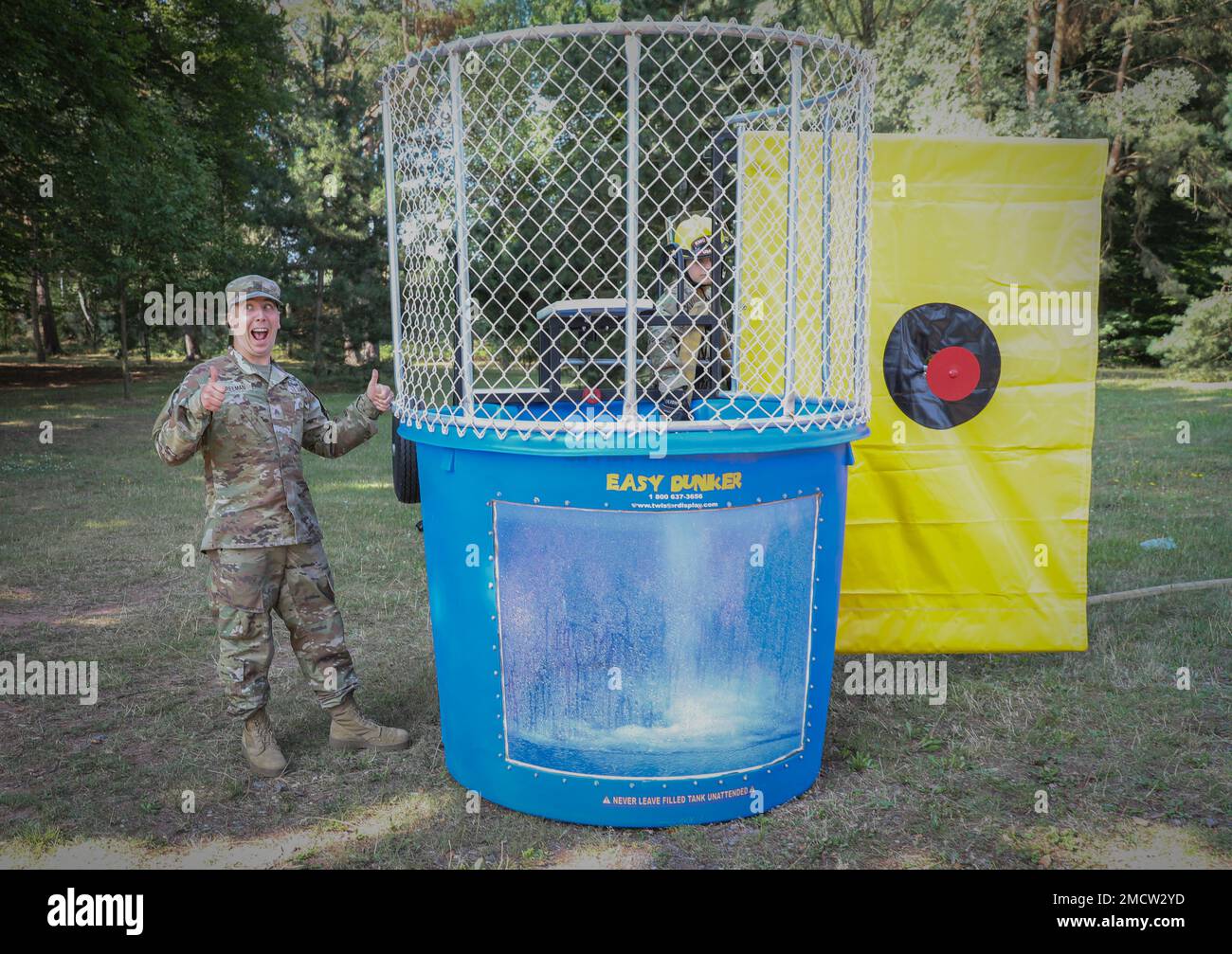Dunk Tank Raffle On July 9, the 510th Regional Support Group brought their families ...