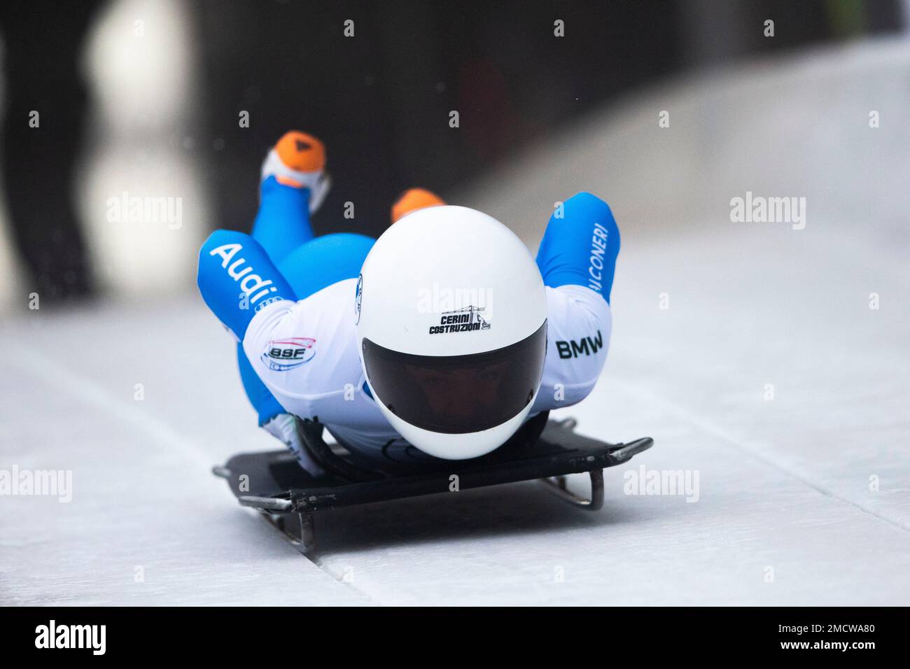 Alessia Crippa on the skeleton track her body a masterpiece of athleticism