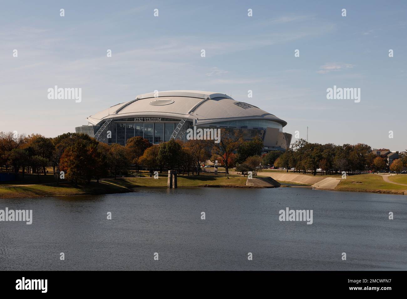 AT&T Stadium in a general outside view before the Thanksgiving day ...